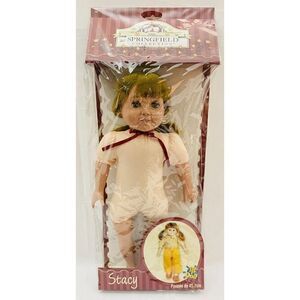 18" Stacy Doll NIB Fibre Craft Springfield Collection Blonde Hair Green Eyes